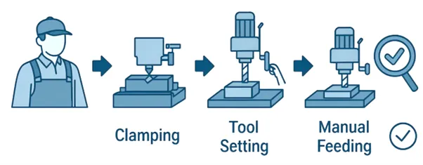 cnc milling steps
